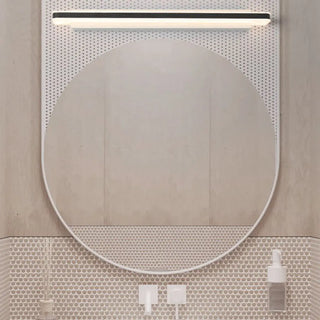 Trendy White Rectangular LED Bathroom Vanity Light Zawala Image - 1
