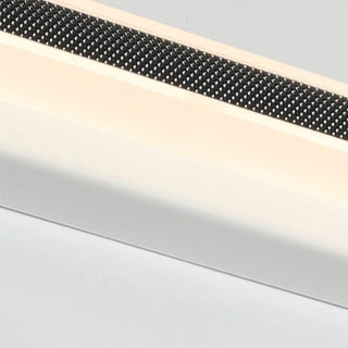 Trendy White Rectangular LED Bathroom Vanity Light Zawala Image - 11