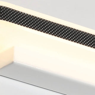 Trendy White Rectangular LED Bathroom Vanity Light Zawala Image - 12