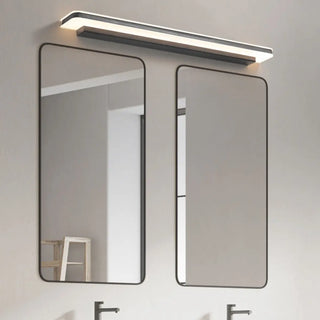 Trendy White Rectangular LED Bathroom Vanity Light Zawala Image - 4