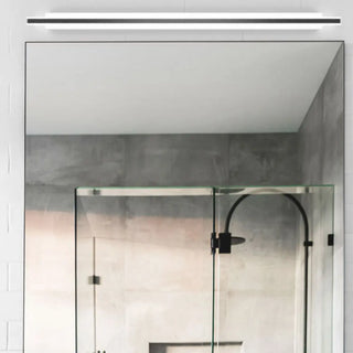 Trendy White Rectangular LED Bathroom Vanity Light Zawala Image - 5