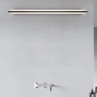 Trendy White Rectangular LED Bathroom Vanity Light Zawala Image - 6
