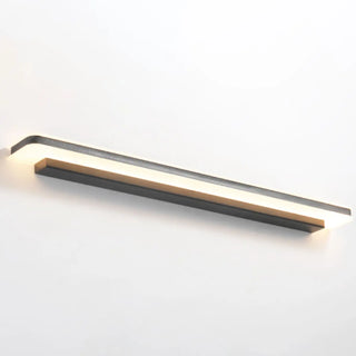 Trendy White Rectangular LED Bathroom Vanity Light Zawala Image - 8
