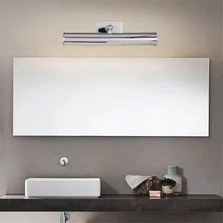 ZOWALA - Sliver Cylinder LED Bathroom Vanity Mirror Light Image - 1