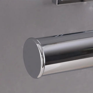 ZOWALA - Sliver Cylinder LED Bathroom Vanity Mirror Light Image - 10