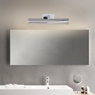ZOWALA - Sliver Cylinder LED Bathroom Vanity Mirror Light Image - 3