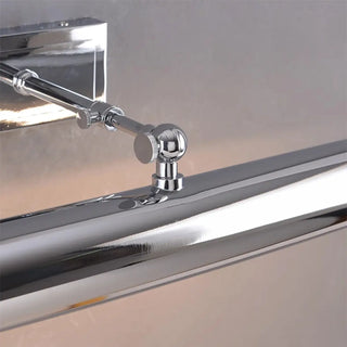 ZOWALA - Sliver Cylinder LED Bathroom Vanity Mirror Light Image - 9