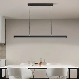 ZOWALA - Simplistic Black Metal Linear Island Light Image - 1