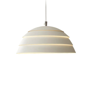 ZOWALA - Minimalist Dome Iron Dining Room White Mini Pendant Light Image - 6