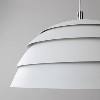 ZOWALA - Minimalist Dome Iron Dining Room White Mini Pendant Light Image - 9