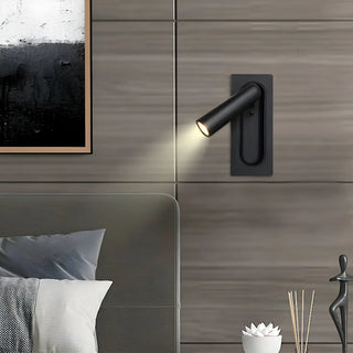 Sleek Aluminum LED Bedroom Reading LED Wall Sconce Zawala Image - 1
