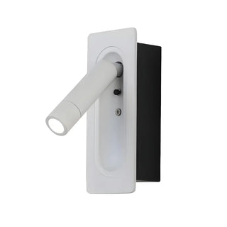 Sleek Aluminum LED Bedroom Reading LED Wall Sconce Zawala Image - 7