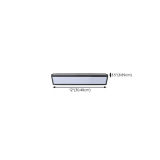 Sleek Black Geometric Outdoor Wide Beam Wall Light Zawala #size