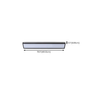 Sleek Black Geometric Outdoor Wide Beam Wall Light Zawala Image - 12