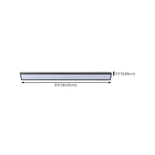 Sleek Black Geometric Outdoor Wide Beam Wall Light Zawala Image - 14