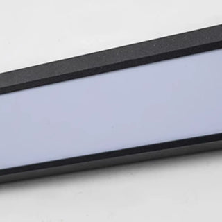 Sleek Black Geometric Outdoor Wide Beam Wall Light Zawala Image - 9