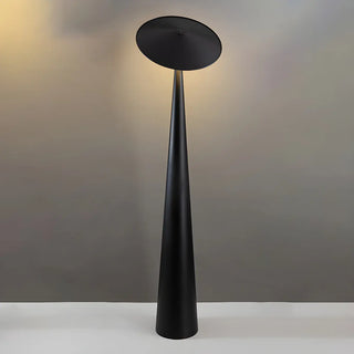 Sleek Black Modern Mushroom Metal LED Floor Lamp Zawala Image - 10