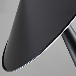 Sleek Black Modern Mushroom Metal LED Floor Lamp Zawala Image - 13
