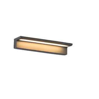 Sleek Black Rectangular Outdoor LED Wall Light Zawala Image - 8