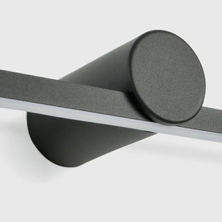 Ultra-Thin Sleek Black LED Linear Metal Vanity Light Zawala Image - 12