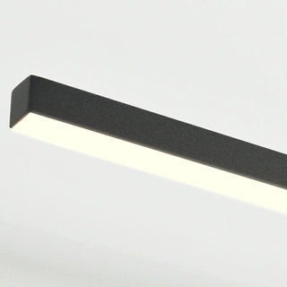 Ultra-Thin Sleek Black LED Linear Metal Vanity Light Zawala Image - 13