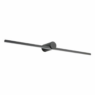 Ultra-Thin Sleek Black LED Linear Metal Vanity Light Zawala Image - 14