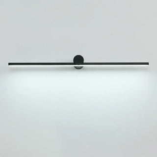 Ultra-Thin Sleek Black LED Linear Metal Vanity Light Zawala Image - 8