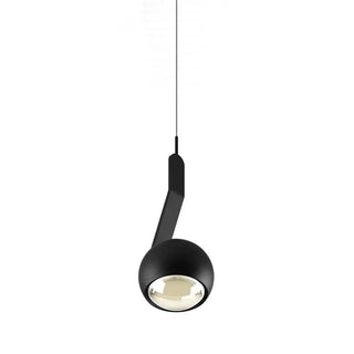 ZOWALA - Minimalist Bedroom Adjustable Black Sphere Pendant Light Image - 10