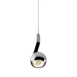 ZOWALA - Minimalist Bedroom Adjustable Black Sphere Pendant Light Image - 5