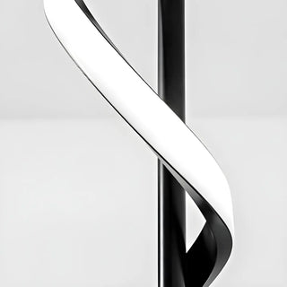 ZOWALA - Modern Bedroom Black Metal Spiral LED Pendant Light Image - 9