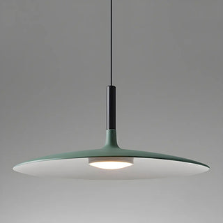 ZOWALA - Modern Dimmable Aluminium Sleek Disc Pendant Light Image - 9
