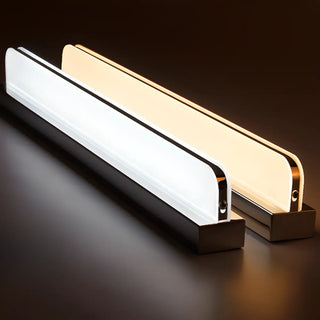 ZOWALA - Modern Sleek Geometric Sliver LED Vanity Light Image - 1