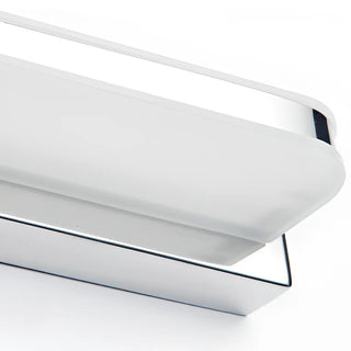 ZOWALA - Modern Sleek Geometric Sliver LED Vanity Light Image - 16