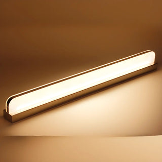 ZOWALA - Modern Sleek Geometric Sliver LED Vanity Light Image - 4