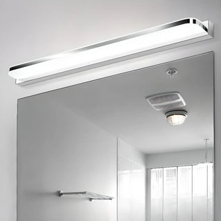 ZOWALA - Modern Sleek Geometric Sliver LED Vanity Light Image - 5