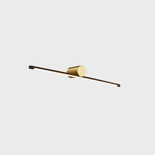 Modern Sleek Gold Linear LED Bathroom Vanity Light Zawala Image - 11