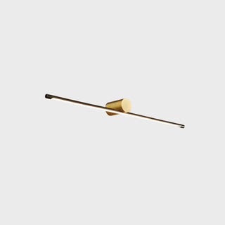 Modern Sleek Gold Linear LED Bathroom Vanity Light Zawala Image - 13