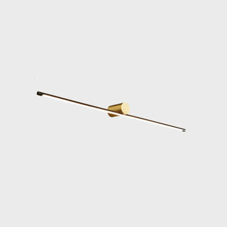 Modern Sleek Gold Linear LED Bathroom Vanity Light Zawala Image - 15