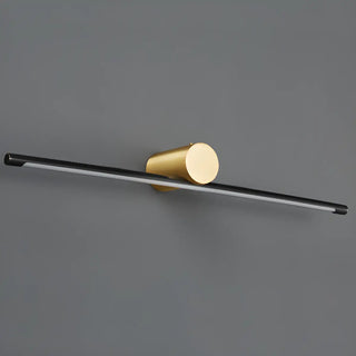 Modern Sleek Gold Linear LED Bathroom Vanity Light Zawala Image - 16