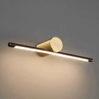 Modern Sleek Gold Linear LED Bathroom Vanity Light Zawala Image - 17