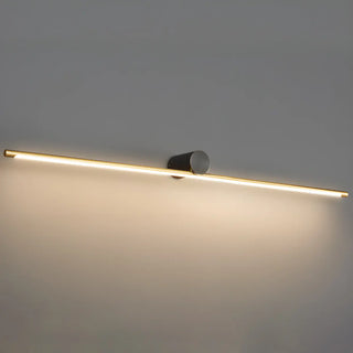 Modern Sleek Gold Linear LED Bathroom Vanity Light Zawala Image - 19