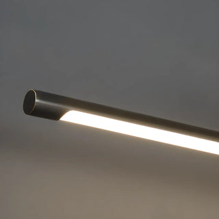 Modern Sleek Gold Linear LED Bathroom Vanity Light Zawala Image - 21