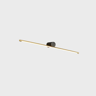 Modern Sleek Gold Linear LED Bathroom Vanity Light Zawala Image - 6
