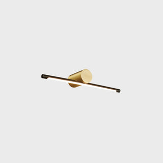 Modern Sleek Gold Linear LED Bathroom Vanity Light Zawala Image - 9