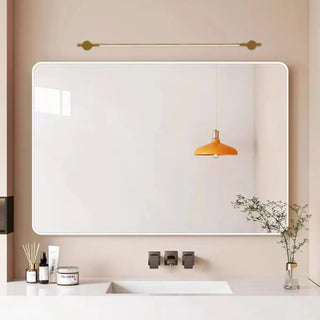 Stylish Gold Straight Linear LED Metal Vanity Light Zawala Image - 1