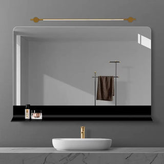 Stylish Gold Straight Linear LED Metal Vanity Light Zawala Image - 2