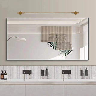 Stylish Gold Straight Linear LED Metal Vanity Light Zawala Image - 3