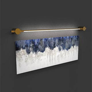 Stylish Gold Straight Linear LED Metal Vanity Light Zawala Image - 4