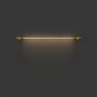 Stylish Gold Straight Linear LED Metal Vanity Light Zawala Image - 5