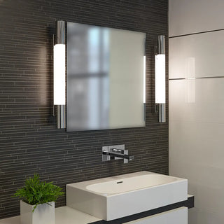 Sleek Cylinder LED Bathroom Vanity Mirrors Light Zawala Image - 1